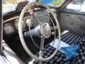 The all-original interior of the 1942 blackout Buick