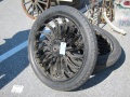 Unusual Model T wheels had springs in their centres, price was $3,350 for four