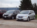 2011 Toyota Sienna (left), 2011 Honda Odyssey (right)