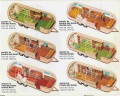 1970s Airstream Argosy trailer floorplans