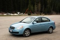 The 2006 Hyundai Accent GLS in Rogers Pass, BC