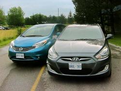 Hyundai accent vs nissan versa note #3