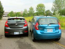 Hyundai accent vs nissan versa hatchback #6