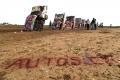 Day 4 - Cadillac Ranch Art Installation, Texas