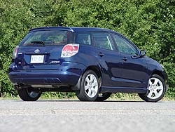 2005 Toyota matrix xr test