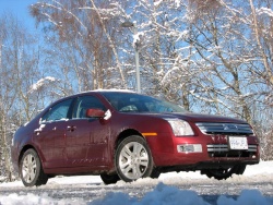 Ford fusion snow driving #6