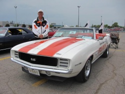Jim Hairston of Missouri with his 1969 pace car, one of 5 pace cars he owns