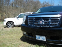 Lincoln Navigator (left) and Cadillac Escalade