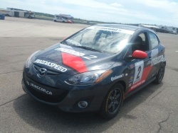 The Mazda CTCC media race car