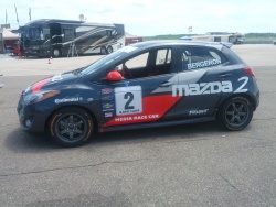 The Mazda CTCC media race car