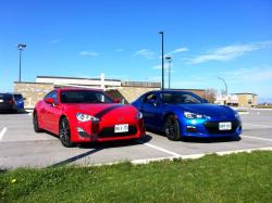 Scion FR-S (left) and Subaru BRZ