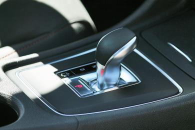 2014 Mercedes-Benz CLA 45 AMG shifter