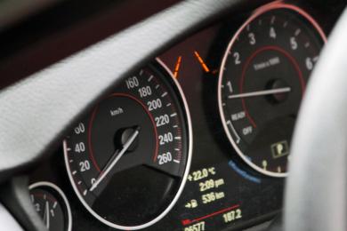 2014 BMW 428i xDrive Cabriolet gauges