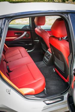 2014 BMW 335i xDrive GT rear seats