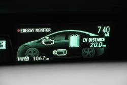 2014 Toyota Prius Plug-in Hybrid energy monitor