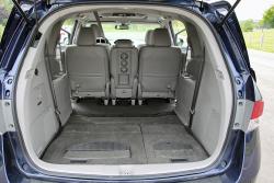 2014 Honda Odyssey Touring cargo area with third row stowed