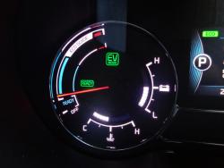 2014 Kia Optima Hybrid EV mode gauge