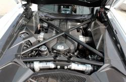 2014 Lamborghini Aventador LP 700-4 Coupe engine bay