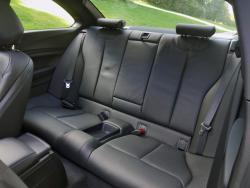 2014 BMW 228i rear seats with headrest down