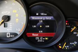 2014 Porsche 911 GT3 G-force meter