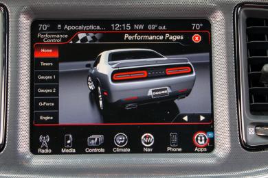 2015 Dodge Challenger Hellcat performance app