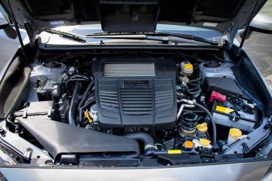 2015 Subaru WRX CVT engine bay