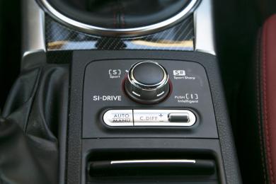 2015 Subaru WRX STI drive mode selector