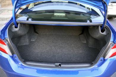 2015 Subaru WRX STI trunk