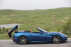 2015 Ferrari California T roof partially stowed