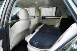 2015 Subaru Outback rear seats folded