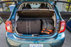 2015 Nissan Micra SR loaded with cargo