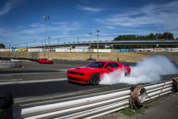 2015 Dodge Challenger Hellcat burnout