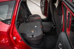 2015 Nissan Versa Note SR rear seat folded