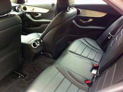 2015 Mercedes-Benz C 300 4MATIC rear seats