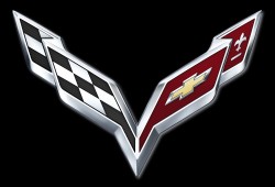 2014 Corvette Crossed Flag Logo