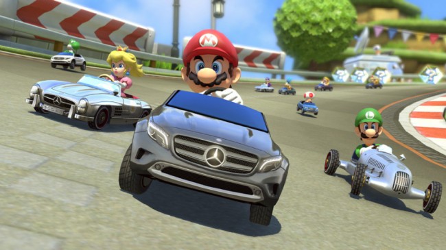 Mercedes-Benz Vehicles Appear in Mario Kart 8