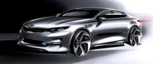 2016 Kia Optima Concept Sketch